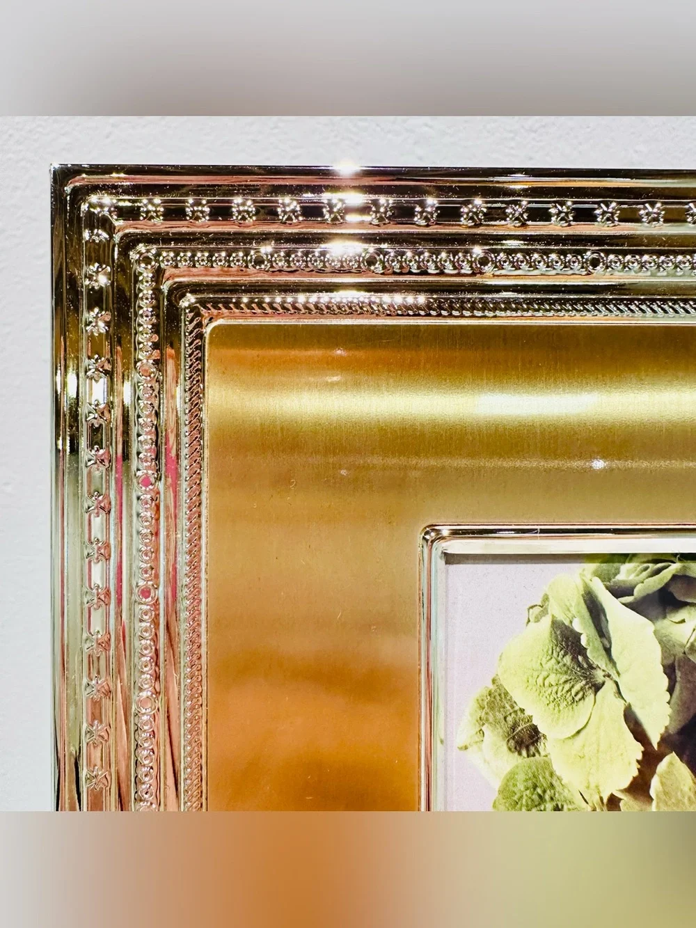 Wedgwood by Vera Wang With Love With Silver And Gold Plate Bridal Picture Frame